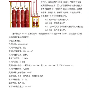 上海海越 20MPa IG541 QMH20/80-HY气体灭火设备