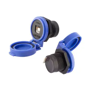 LSHITECH龙仕 type-b防水连接器 -40~80℃宽温 多色可选