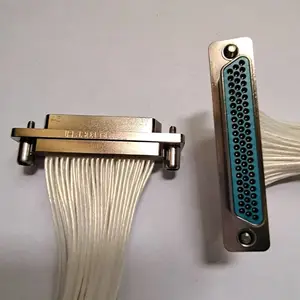 选型指导J30J-66TJL锦宏牌压接式带电缆矩形连接器直式插头