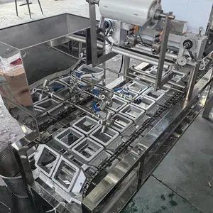 时产500盒内脂豆腐机 全自动 体积小自动上脑 自动封盒切断盒装设备