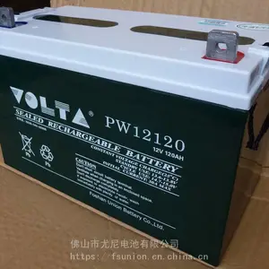 中韩合资VOLTA牌 12V120AH UPS电源蓄电池 佛山尤尼电池厂家直销