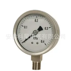 厂家批发不锈钢膜片压力表 压力表转换接头 压力表定制