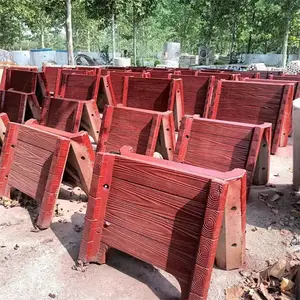 混凝土水泥仿木花箱 防水防潮不易破裂 道路户外市政景观花坛花架