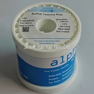 alpha锡线63/37是一种有铅锡线,焊接可靠性好,适用军工航空电子产品焊接