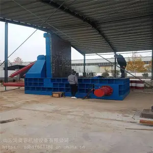 出售二手630吨压块机 全自动钢筋压块机 铁销边角料压块机