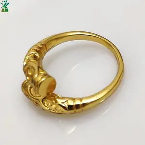戒***制金箍棒情侣开口戒指时尚男女指环金银戒指情人节礼物批发