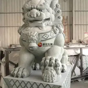 供应福建石雕 青石北京石狮子