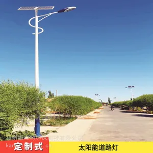 长丰县太阳能路灯 60瓦多晶光伏板 高亮度LED灯具照明