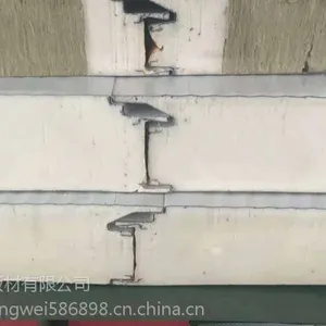 葫芦岛100mm彩钢聚氨酯保温夹心板冷库板新型岩棉防火板