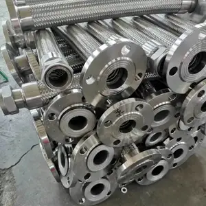 不锈钢金属波纹管法兰式金属软管软连接厂家定做