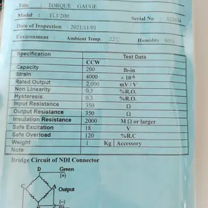 NTS品牌TCF-5N扭力测试传感器四川南充