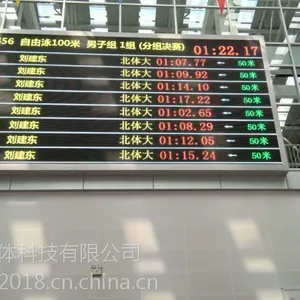 北京新型态AI智慧游泳比赛赛事游泳电动计时系统