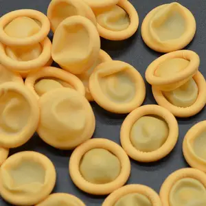 现货供应 手指套一次性米黄乳胶手指套 无粉尘电子车间手指套一次性切口手套