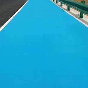 山东龙口市彩色透水地坪结构|张星彩色水性防滑路面施工流程