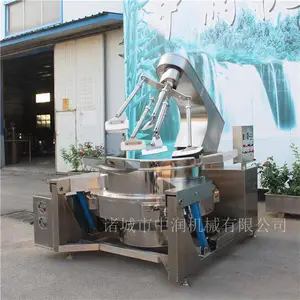 大型牛轧糖搅拌炒制机器 全自动牛轧糖多爪搅拌炒锅