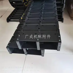 青岛拖链尼龙塑料拖链厂家批发拖链线缆油管电线槽机床桥式坦克链