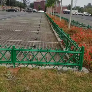 竹管菜地围栏草坪庭院公寓防护竹节篱笆户外别墅栅栏新农村苗圃