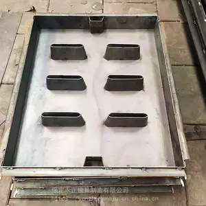 混凝土水泥预制沟盖板模具电电缆沟盖板钢模具永正漏水孔盖板模具厂
