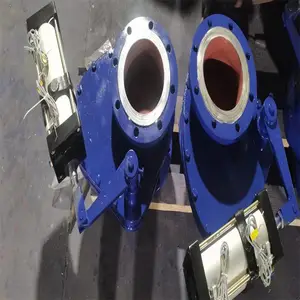 BZ643TC-10C DN350 气动摆动式陶瓷进料阀摆动式圆盘阀仓泵输灰出料阀