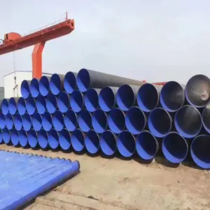 涂塑复合防腐钢管 蓝色黑色环氧粉末防腐口径可选天翔成管道