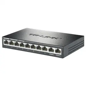 TP-LINK TL-SF1010D 10口双上联交换机模块100M百兆视频监控网络