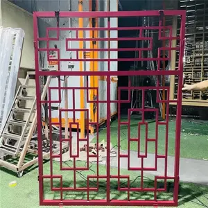 古典中式铝合金花格仿古窗生产厂家