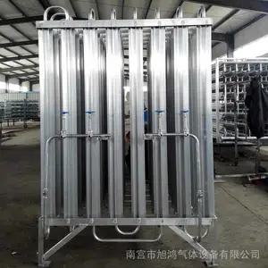 多进单出式100方空温式汽化器及空温汽化器用途