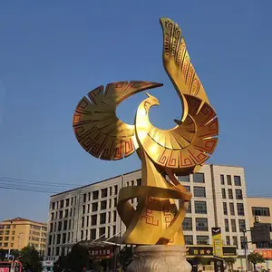 不锈钢大型雕塑定制 城市广场雕塑 304不锈钢 厂家直销