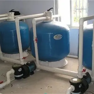 海水养殖大型沙缸过滤器 加厚玻璃钢侧出法兰砂缸 1400型厂家直销支持方案设计