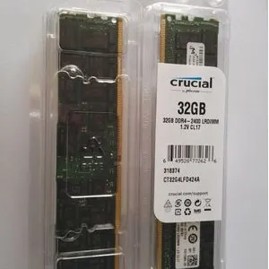 全新原厂镁光内存 服务器 DDR4 REG 32G 2400T LRA0 2RX4三年质保