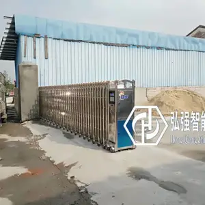 和顺厂房电动门,不锈钢自动伸缩门,和顺伸缩门厂家