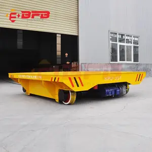电动小平板车 新乡***定制KPJ-50T电缆卷筒轨道电动平车