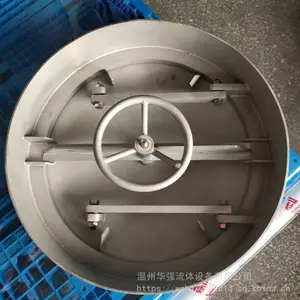 华强定制侧槽人孔 不锈钢人孔 卫生级快开人孔门