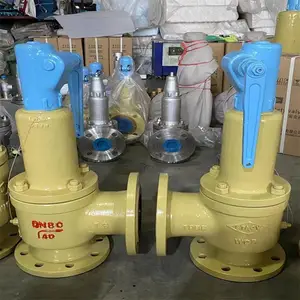 微启式法兰抗硫安全阀KA41Y-16/25/40C DN80碳钢铸钢安全阀