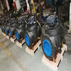 GQ47H-25C蜗轮传动轨道弹性硬密封法兰式球阀
