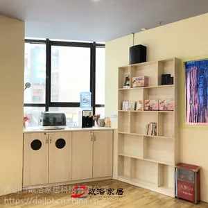 厂家直销早教中心幼儿培训机构环保木质储物柜存包柜