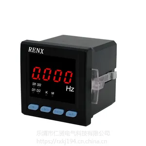 外形尺寸72X72 工频频率表 数显交直流频率表 仁贤频率表