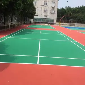 硬地丙烯酸羽毛球场 硬地丙烯酸羽毛球场制作施工
