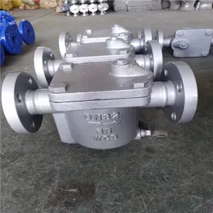法兰不锈钢蒸汽疏水阀CS45H-16P DN100 国标倒吊桶式疏水阀