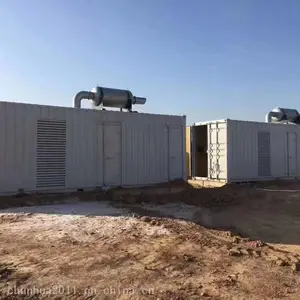 潍柴1MW天然气发电机组 潍柴集装箱式燃气发电机 俄罗斯潍柴1000KW沼气发电机