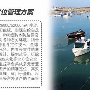 船载船用北斗卫星导航设备 太阳能北斗 船用定位器 集装箱定位器