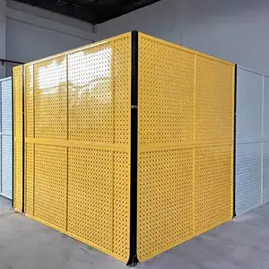 工业车间安全分区防护设施 便捷拆装耐腐车间隔离网