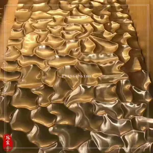 成都***KTV酒吧酒店装饰板 天花吊顶装饰水波纹板 颜色可以定做