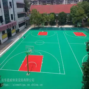 丙烯酸篮球场施工 弹性丙烯酸网球场 塑胶羽毛球场改造