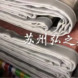 弘之盛脱硫烟道非金属氟橡胶蒙皮 黑色防腐蚀膨胀节布