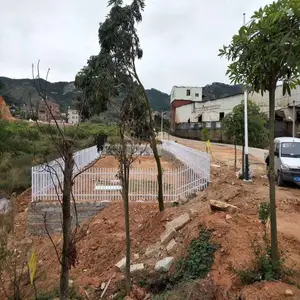 pvc护栏型台梅州蕉岭草坪护栏类型箱变变压器护栏