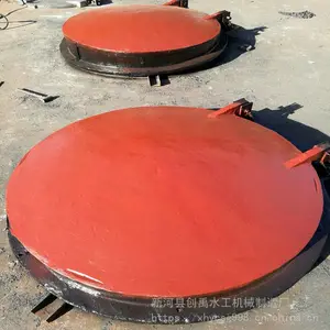 气动插板复合材料玻璃钢拍门价格 PGZ拍门 拍门的定制及安装 量大优惠