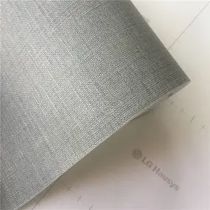 韩国进口LG BENIF贴膜 ML48 深灰水泥色亚麻编织布纹