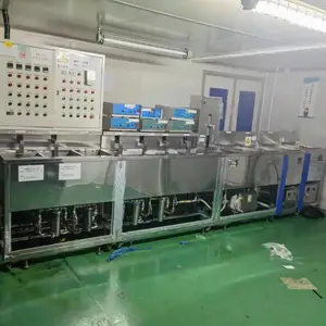 二手10槽超声波清洗机 11槽玻璃清洗机