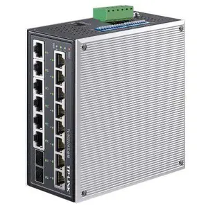 TP-LINK TL-SG2216工业级千兆交换机导轨式壁挂安装